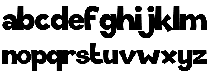 ZAKIDS Font LOWERCASE