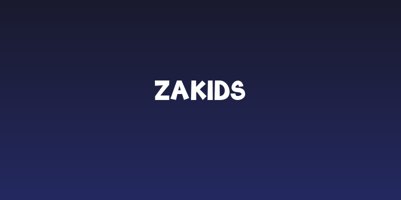 ZAKIDS Social Header