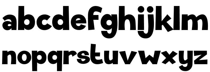 ZAKIDS Font LOWERCASE
