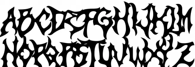 ZAMRUDS フォント 大文字