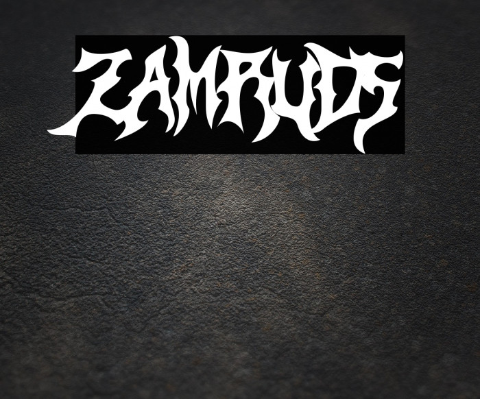 ZAMRUDS फ़ॉन्ट examples