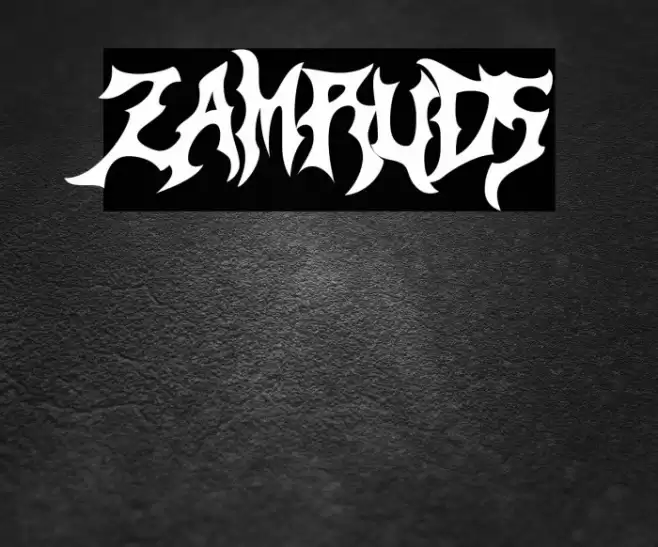 ZAMRUDS फ़ॉन्ट examples