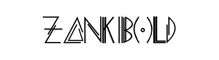 ZANKI-Bold  Free Fonts Download