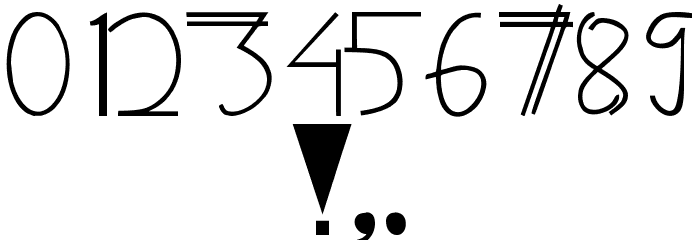 ZANKI-Bold Font OTHER CHARS