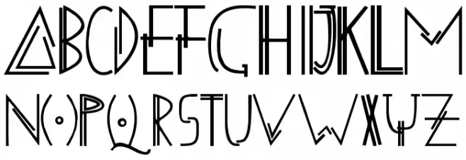 ZANKI-Bold Schriftart Groß