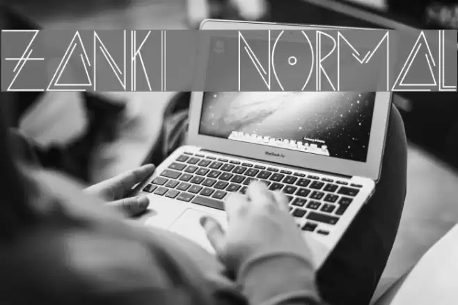 ZANKI Normal Font examples