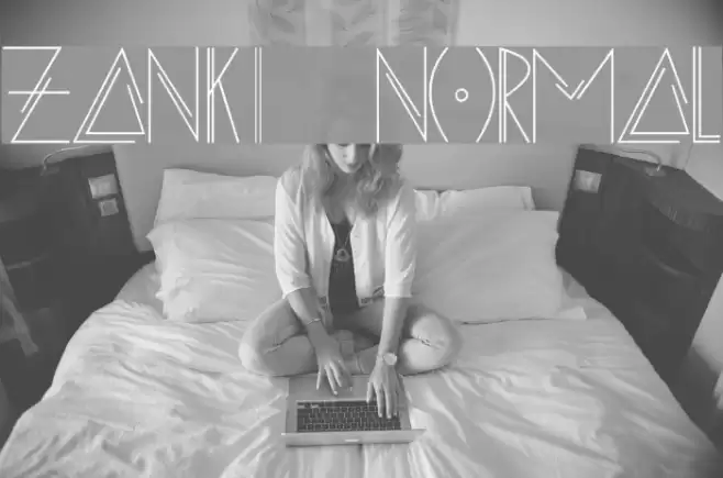 ZANKI Normal Font examples