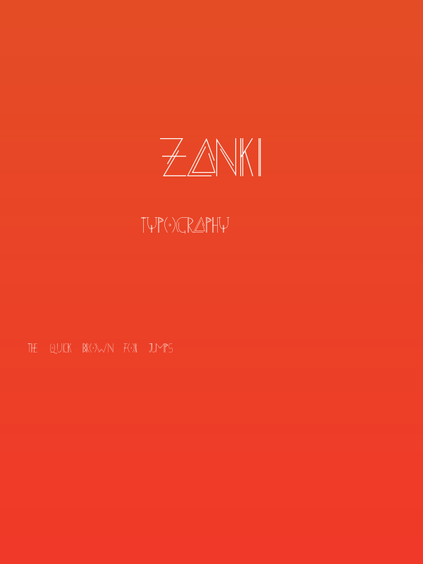 ZANKI Poster