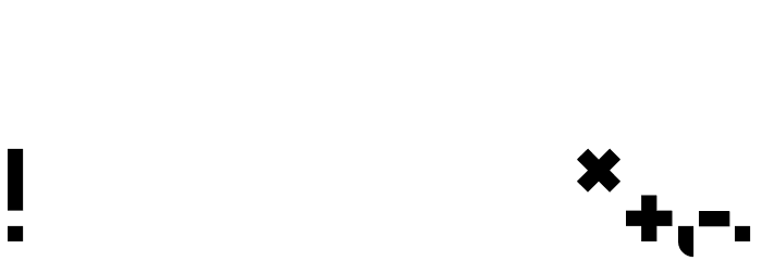 ZAPPAT Black Font OTHER CHARS