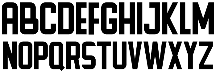 ZAPPAT Black Font LOWERCASE
