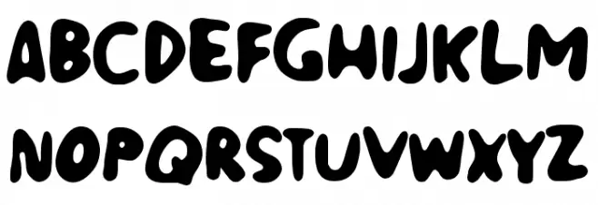 Zaalaaloo Fonte MAIÚSCULAS