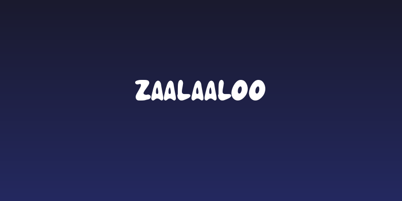 Zaalaaloo Social Header