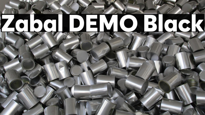 Zabal DEMO Black Example 1