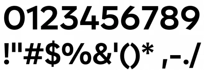 Zabal DEMO Bold Font OTHER CHARS