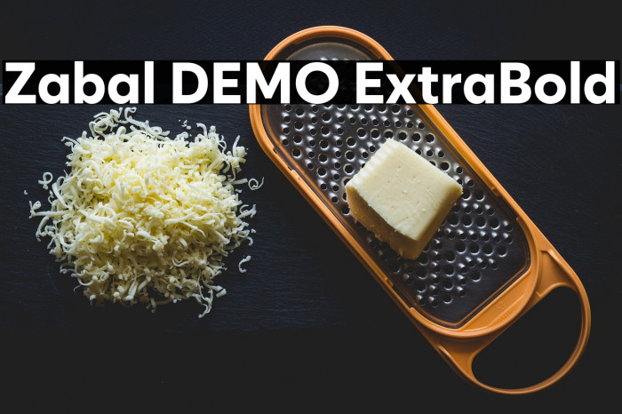Zabal DEMO ExtraBold Example 2