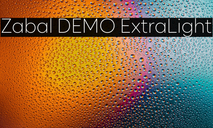Zabal DEMO ExtraLight Example 1