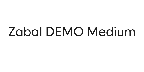 Zabal DEMO Medium Logo