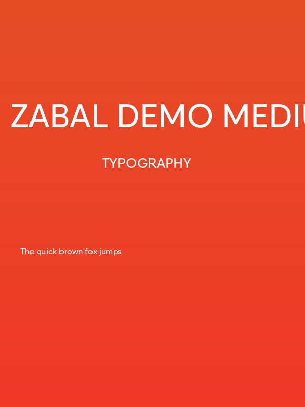 Zabal DEMO Medium Poster