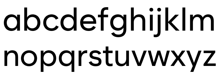 Zabal DEMO Medium Font LOWERCASE