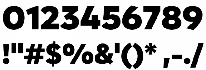 Zabal DEMO Ultra Font OTHER CHARS