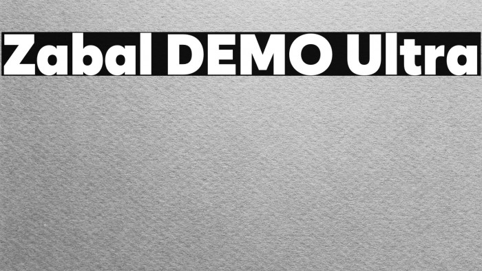 Zabal DEMO Ultra Example 2