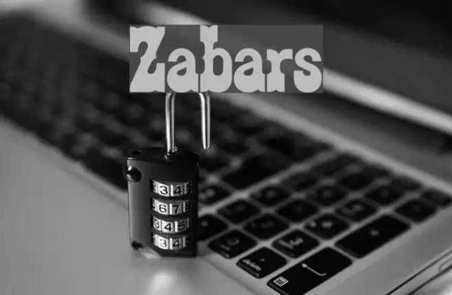 Zabars Font examples