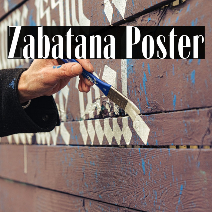 Zabatana Poster Example 1