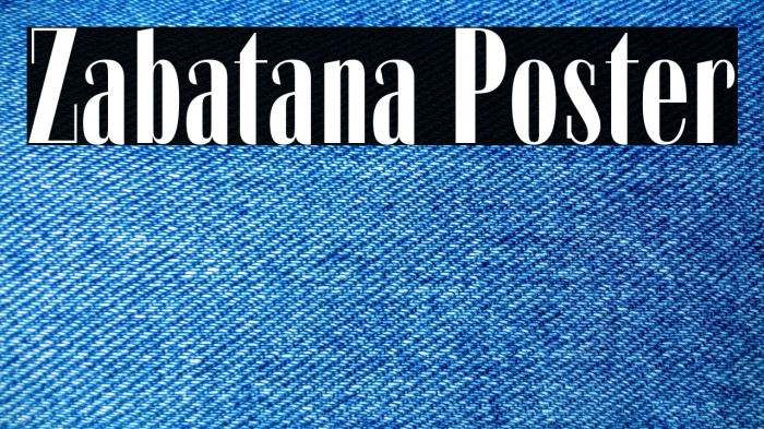 Zabatana Poster Example 3