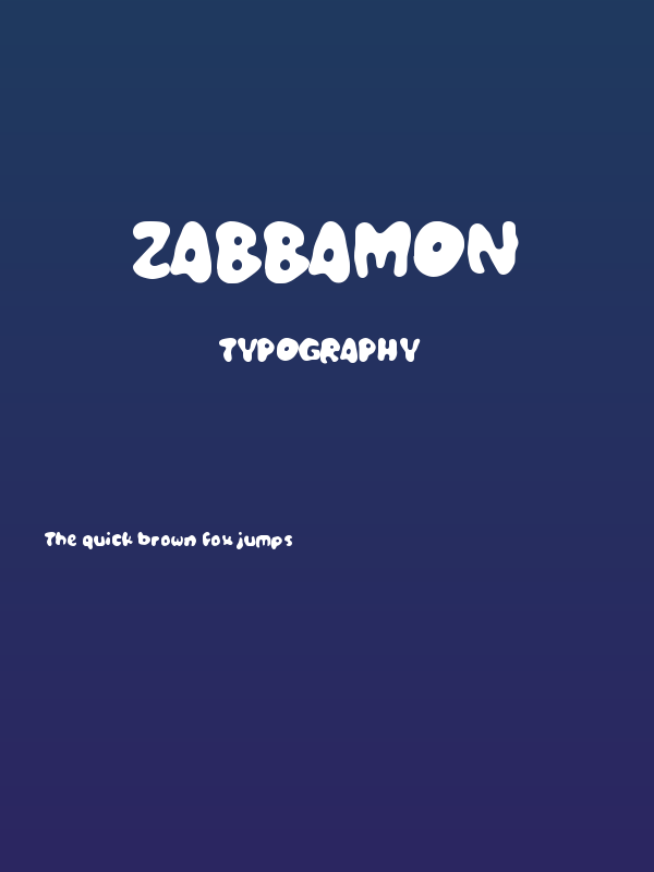 Zabbamon Poster
