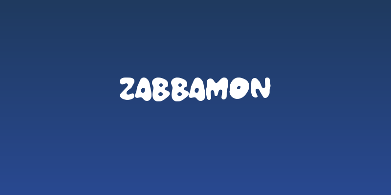 Zabbamon Social Header