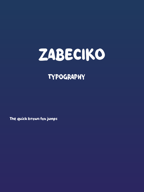 Zabeciko Poster