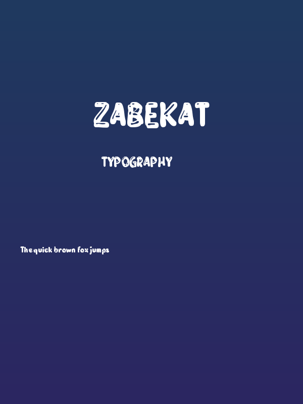 Zabekat Poster