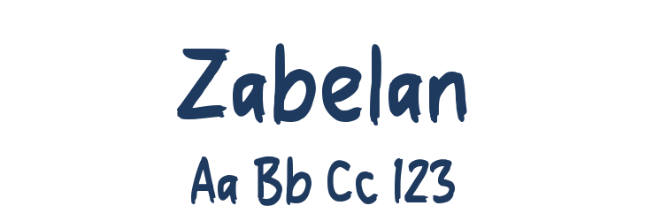 Zabelan Font Preview