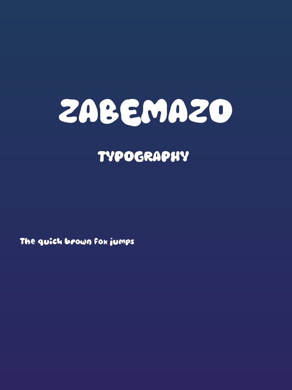 Zabemazo Poster