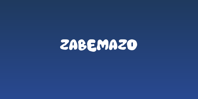 Zabemazo Social Header