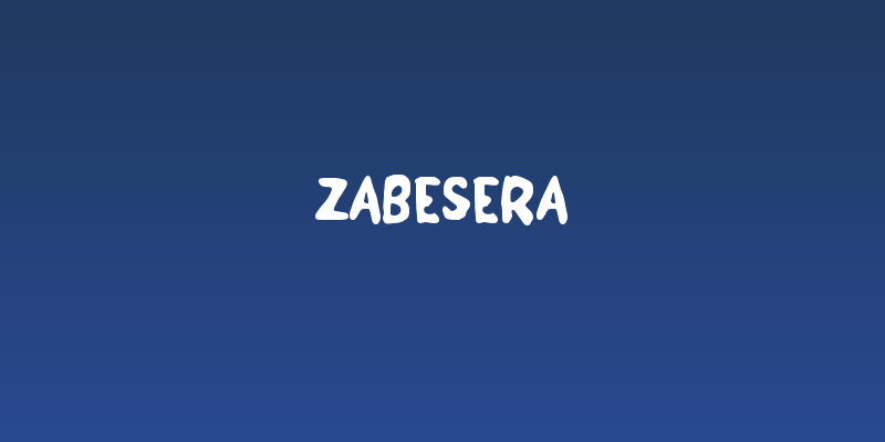 Zabesera Social Header
