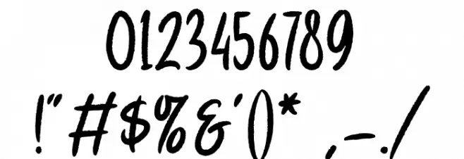 Zabiat Font OTHER CHARS