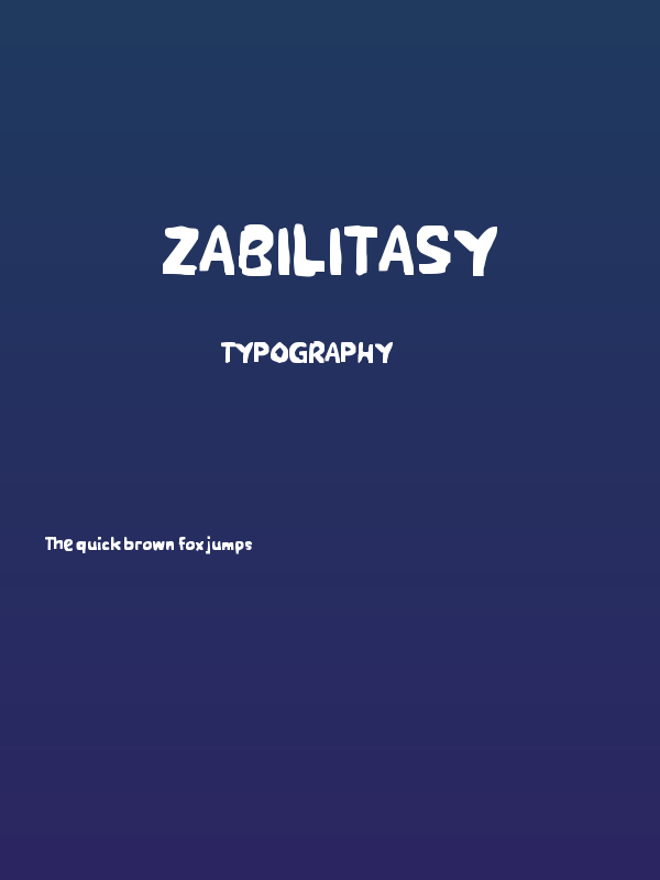 Zabilitasy Poster