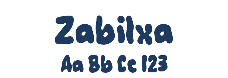 Zabilxa Font Preview