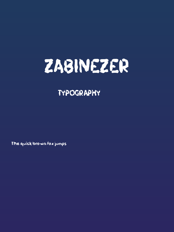 Zabinezer Poster