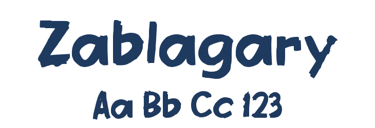Zablagary Font Preview