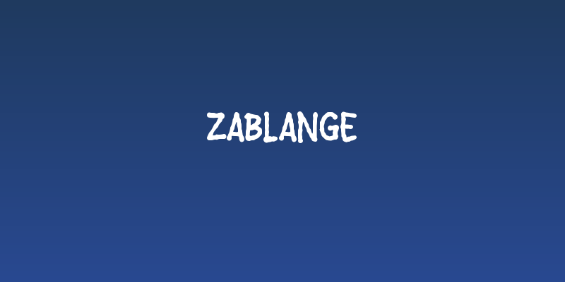 Zablange Social Header