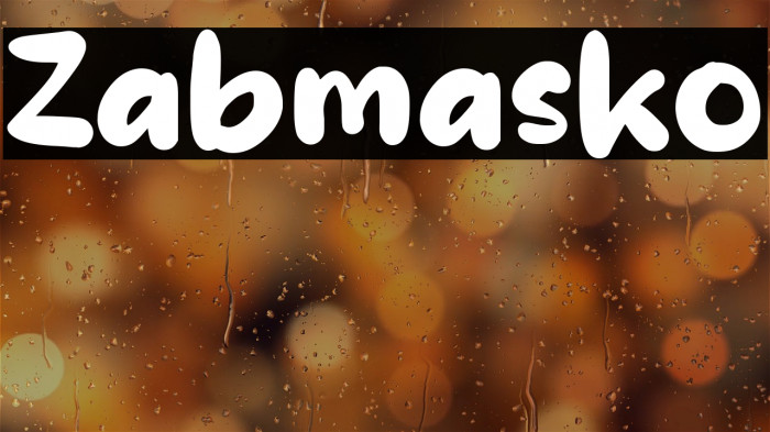 Zabmasko Example 2