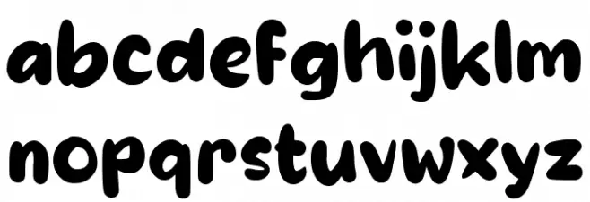 Zabmasko Font Litere mici