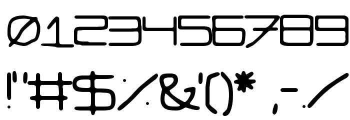 Zaboodla Font OTHER CHARS