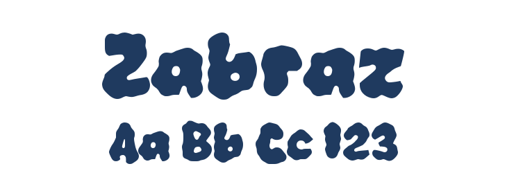 Zabraz Font Preview