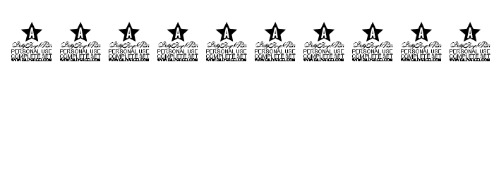 Zabritzkyes Personal Use Font OTHER CHARS