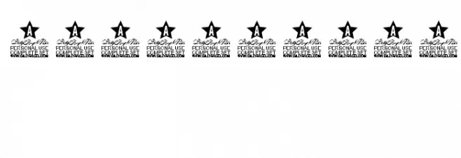 Zabritzkyes Personal Use Font OTHER CHARS