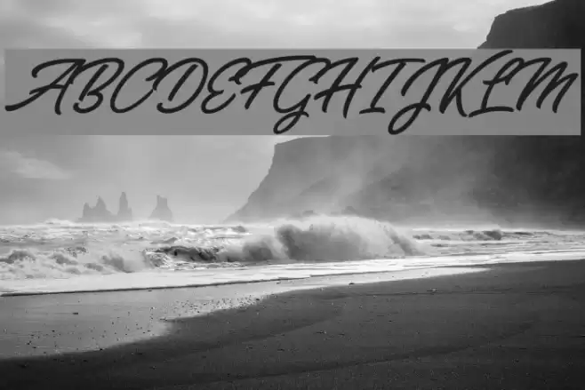 Zabritzkyes Personal Use Font examples