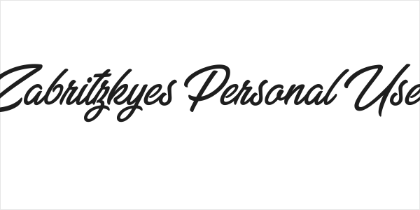 Zabritzkyes Personal Use  Logo